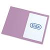 Elba Square Cut Folder Recycled Mediumweight 250gsm Foolscap Mauve Ref 100092116 [Pack 100]