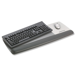 3M Professional Series II Keyboard and Mouse Rest Gel Black with Grey Base Plate Ref WR422 - Item image