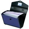 Snopake Expanding Organiser File Polypropylene 24 Part Foolscap Blue a