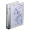 Snopake Executive Presentation Ring Binders 4-Ring 25mm A4 Clear 13386