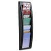 Literature Holder Wall Mount 5 x 1/3xA4 Pocket Black