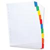 Elba Dividers Europunched 10-Part with Coloured Tabs A4 - 100204941