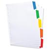Elba Dividers Europunched 5-Part with Coloured Tabs A4 - 100204963