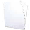 Elba Polypropylene Index Europunched A4 1-10 White - 100204765