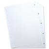 Elba Polypropylene Index Europunched A4 1-5 White - 100204803