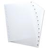 Elba Polypropylene Index Europunched A4 1-12 White - 100204771