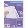 Avery IndexMaker Divider Set Polypropylene 10-Part Clear Ref 05113081