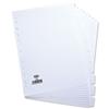 Elba Dividers Europunched 10-Part A4 White - 100204881