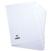 Elba Card Divider Unpunched 10-Part A4 White - 400010784