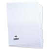Elba Card Divider Unpunched 5-Part A4 White 400004815 - 400004815