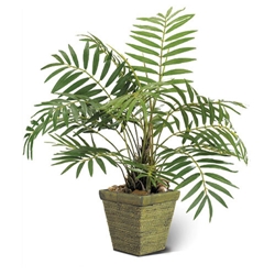 Stewart Superior Artificial Plant in Ceramic Pot H500mm Mountain Palm Ref 9900204 - Item image