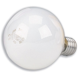 General Electric E14 Golf Ball Light Bulb 40W Ref G4540SESOPL - Item image