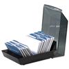 Rolodex Card Tray Index Capacity 100 Cards 67x102mm Black - S0793430