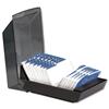 Rolodex VIP Card Tray Capacity 500 Cards 57x102mm Black - S0793840