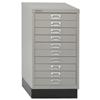 Bisley Multidrawer Cabinet Non-locking 10-Drawer each H51mm W349xD460xH670mm Goose Grey Ref BA3/10