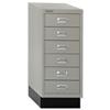 Bisley Multidrawer Cabinet Non-locking 6-Drawer W279xD408xH670mm Goose Grey Ref 29/6
