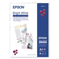 Epson Inkjet Paper Ream-Wrapped 90gsm A4 Bright White Ref S041749 [500 Sheets]