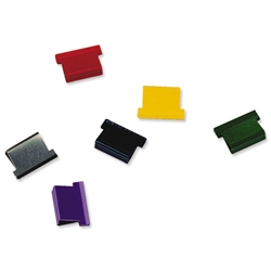 Rapesco Supaclip 40 Refill Clips for 40 Sheets of 80gsm Multicoloured Ref RC4050MC [Pack 50]
