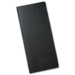 Rapesco Business Card Album PVC 80 Pockets Slimline Black Ref BA0080B1