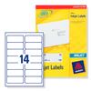 Avery Addressing Labels 14 Per Sheet White [3500 Labels] - J8163-250