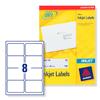 Avery Quick DRY Addressing Labels Inkjet 8 per Sheet 99.1x67.7mm White Ref J8165-250 [2000 Labels]