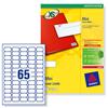 Avery Mini Labels Laser 65 per Sheet 38.1x21.2mm White Ref L7651-250 [16250 Labels]  - Avery Points for rewards