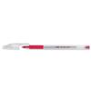BiC Cristal Grip Ball Pen 1mm Tip 0.4mm Line Red [Pack 20] - 802803