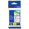 Brother P-Touch TZE Label Tape 9mm Black & White - TZE 221