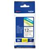Brother PTouch TZE 8m tape 12mm Black and White TZE 231
