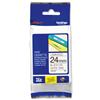 Brother PTouch TZE 8m Tape 24mm Black & White - TZE 251