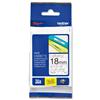 Brother PTouch TZE 8m Tape 18mm Black & Clear - TZE 141