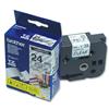 Brother PTouch TZE 8m Tape 24mm Black & Clear - TZE 151