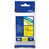 Brother PTouch TZE 8m Tape 18mm Black & Yellow - TZE 641