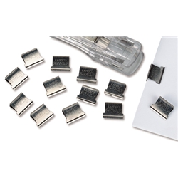 Rapesco Supaclip 60 Refill Clips for 60 Sheets of 80gsm Stainless Steel Ref CP10060S [Pack 100]