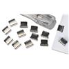 Rapesco Supaclip 60 Refill Clips for 60 Sheets of 80gsm Stainless Steel Ref CP10060S [Pack 100]