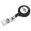 Durable Badge Reel for Punched Clip Holes 800mm Charcoal Ref 8152 [Pac