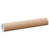 Postal Tube Cardboard with Plastic End Caps L610xDia.75mm [Pack 12]