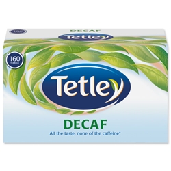 Tetley Tea Bags Decaffeinated High Quality Ref A06070 [Pack 160]