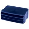 Avery DTR Letter Tray Wide Entry Stackable Blue - DR800BLU [ x 3]