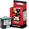 Lexmark No. 26 Inkjet Cartridge Page Life 275pp Colour - 10N0026