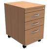 Trexus Filing Pedestal Under-Desk Soft Close 3 Drawers