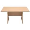 Trexus Boardroom Table Rectangular 25mm Top W1600xD1200xH725mm Maple