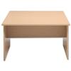 Trexus Boardroom Table Mid Section Rectangular 25mm Top W1200xD1200xH725mm Maple