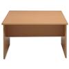 Trexus Boardroom Table Mid Section Rectangular 25mm Top W1200xD1200xH725mm Oak
