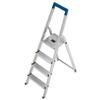 Folding Aluminium Ladder 4 Non Slip Ribbed Steps 3.9kg
