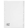 5 Star Index Multipunched 130 micron Polypropylene A-Z A4 - 556422