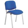 Trexus Stacking Chair with Chrome Frame Blue - 557380