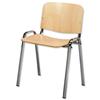 Trexus Stacking Chair Wooden with Seat W450xD410xH460mm Beech