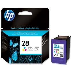 Hewlett Packard (HP) No. 28 Inkjet Cartridge 8ml Tri-colour (for D J3320 3420) Ref C8728AE