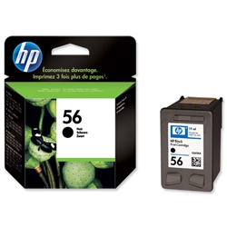 Hewlett Packard (HP) No. 56 Inkjet Cartridge 19ml Black Ref C6656AE